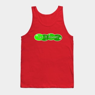 Green Snow Tank Top